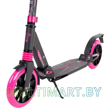 Самокат Tech Team City Scooter 2022 (черный/розовый) картинка 3